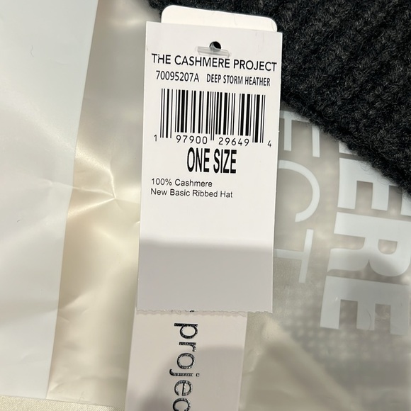 The Cashmere Project Basically Ribbed Hat - Picture 4 of 4